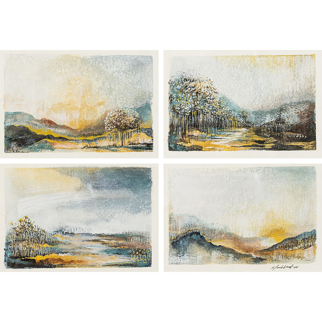 Fragmented Memory (Set of 4) — Mandi Brest