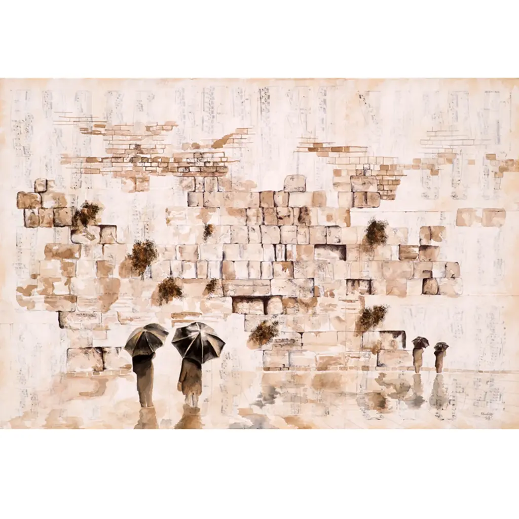 Rainy Day At The Kotel — Ariella Eisenberg