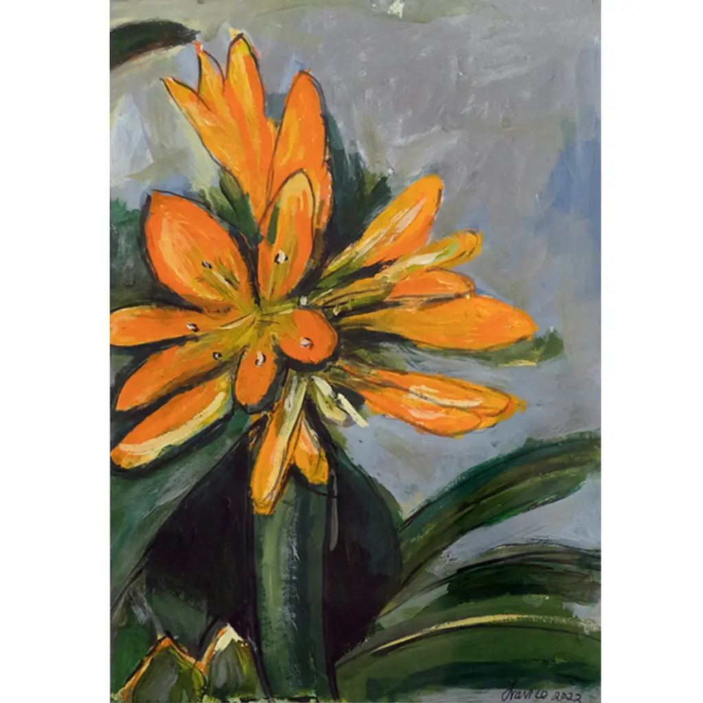 Orange Clivia — Travice Rabinowitz