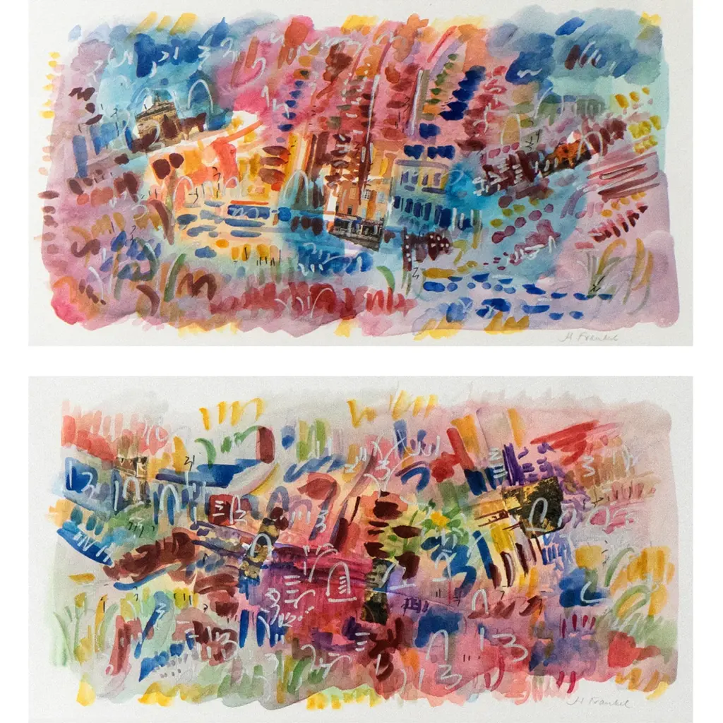 Cityscape I & Ii (Set Of 2) — Hazel Frankel